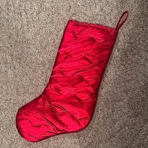 Red Quilted Christmas Stocking